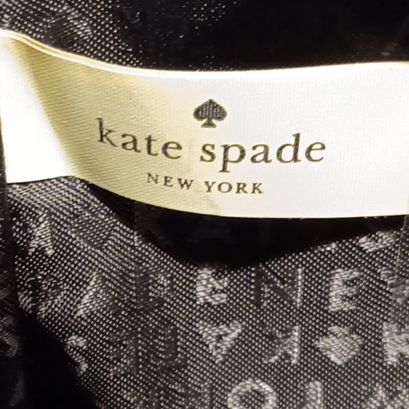 Kate Spade ♠️ Big Bow Black Leather Satchel NWOT - Picture 8 of 9